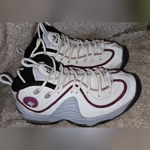 NIKE Air Max Penny 2 II Rosewood Sneakers Sz.6.5/7 Mid Top Shoes DV1163-100 - Picture 12 of 16